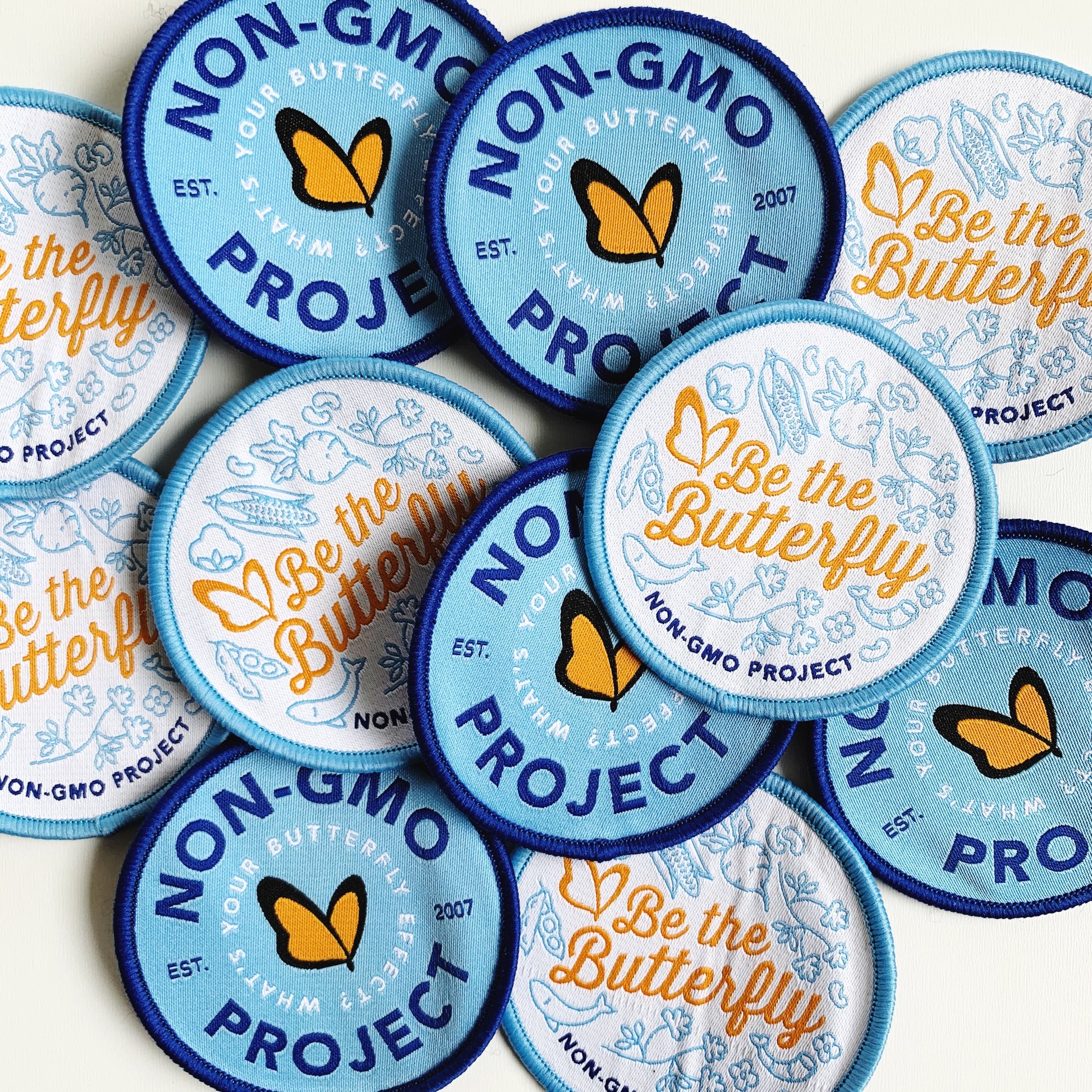 Pile of Non-GMO Project patches